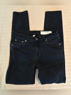 rag & bone Black Skinny Jeans - Women's